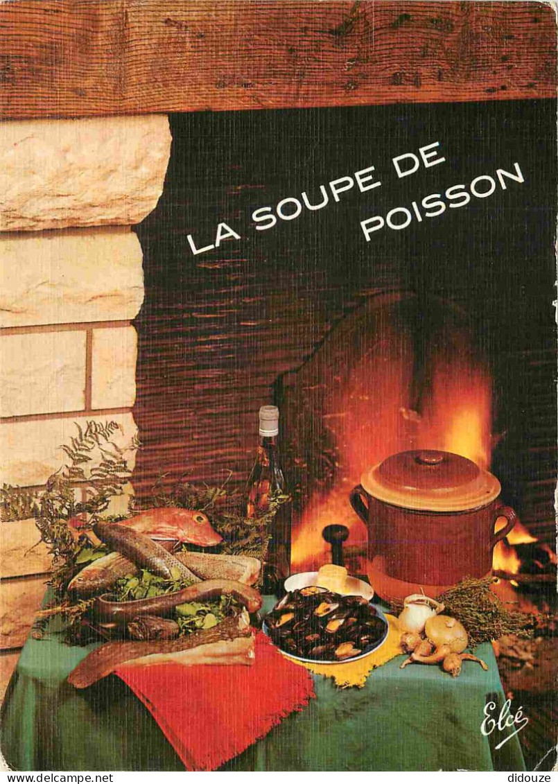 Recettes De Cuisine - Soupe De Poissons - Gastronomie - CPM - Voir Scans Recto-Verso - Recettes (cuisine)