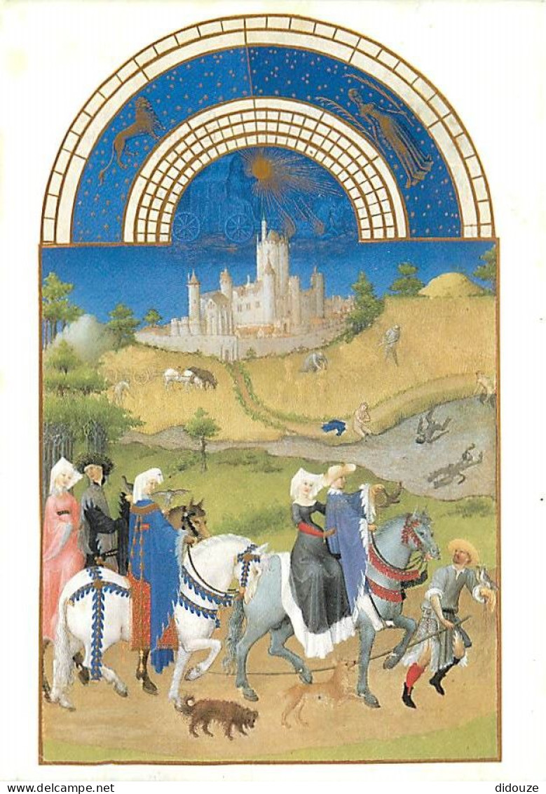 Art - Peinture - Les Très Riches Heures Du Duc De Berry - Pol De Limbourg - Calendrier : Août  XVe Siècle - CPM - Voir S - Malerei & Gemälde