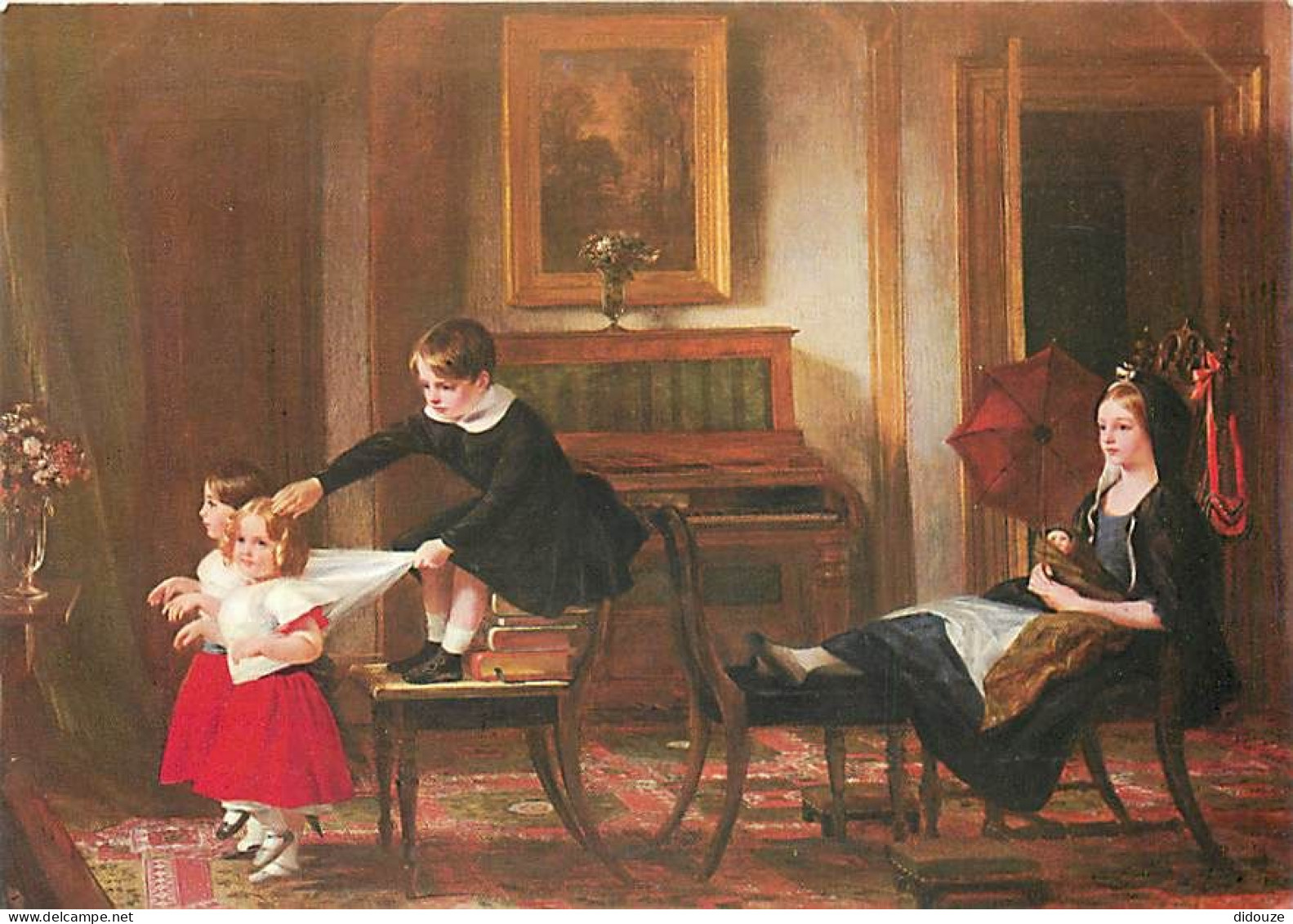 Art - Peinture - C R Leslie - Children At Play - Carte Neuve - CPM - Voir Scans Recto-Verso - Malerei & Gemälde