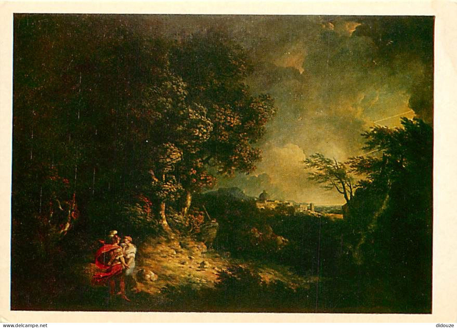 Art - Peinture - Thomas Jones - Landscape With Dido And Aeneas. 1769 - Carte Neuve - CPM - Voir Scans Recto-Verso - Malerei & Gemälde