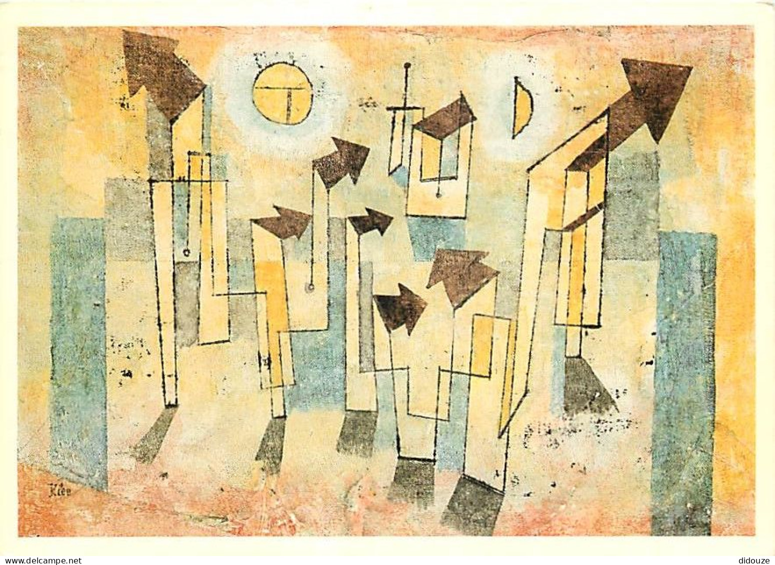Art - Peinture - Paul Klee - Wandbild Aus Dem Tempel Der Sehnsucht Dorthin 1922 - Carte Neuve - CPM - Voir Scans Recto-V - Paintings