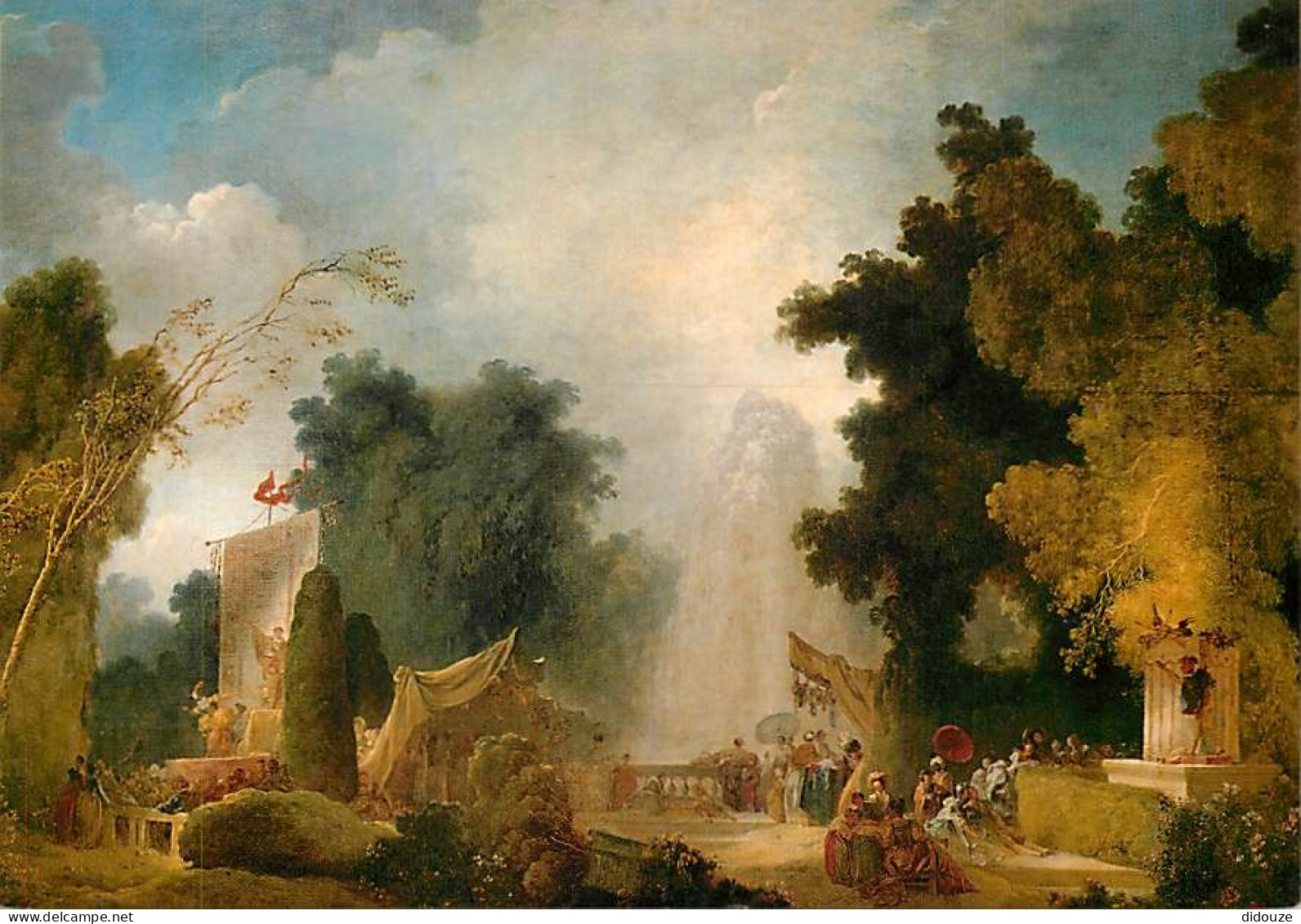 Art - Peinture - Jean Honoré Fragonard - La Fête De Saint-Cloud - Carte Neuve - CPM - Voir Scans Recto-Verso - Paintings