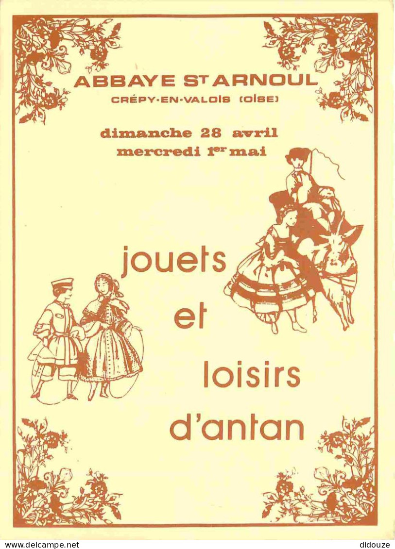 60 - Crépy En Valois - Carte Fantaisie De L'Abbaye Saint Arnoul - CPM - Voir Scans Recto-Verso - Crepy En Valois