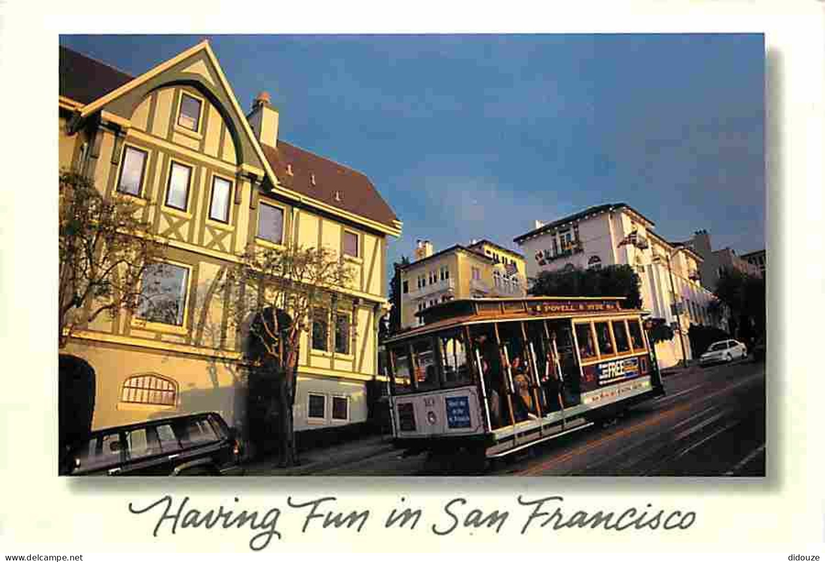 Etats Unis - San Francisco - Hyde Street - Cable Car - Automobiles - Carte Neuve - CPM - Voir Scans Recto-Verso - San Francisco