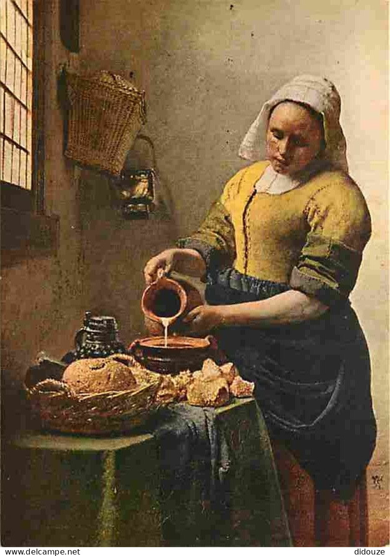 Art - Peinture - Johannes Vermeer - La Cuisinière - CPM - Voir Scans Recto-Verso - Malerei & Gemälde
