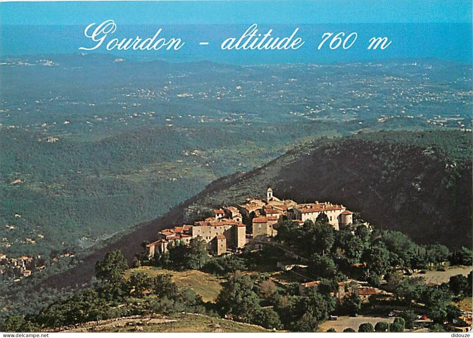 06 - Gourdon - Vue Générale Aérienne - Village Perché à 760 M. D'altitude - CPM - Carte Neuve - Voir Scans Recto-Verso - Gourdon