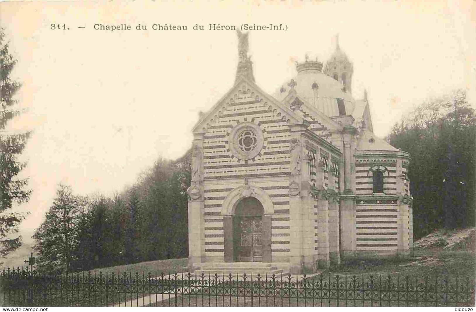 76 - Le Héron - Chapelle Du Héron - Correspondance - CPA - Voyagée En 1916 - Voir Scans Recto-Verso - Autres & Non Classés