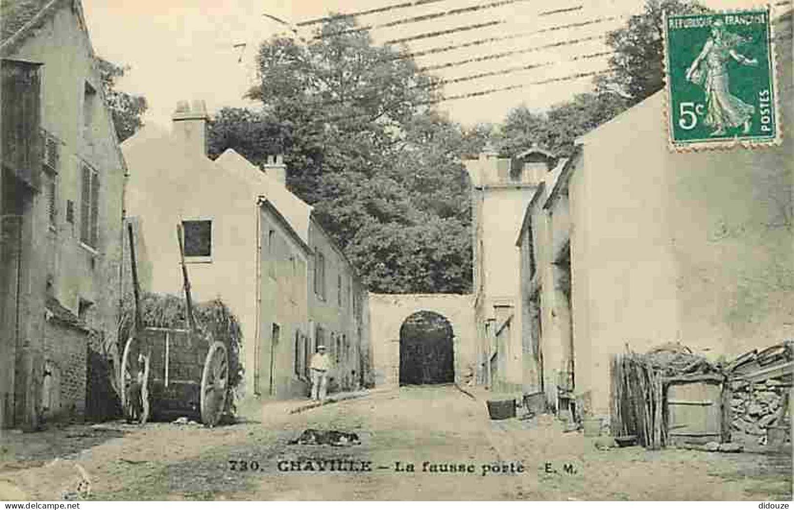 92 - Chaville - La Fausse Porte - Animée - CPA - Voir Scans Recto-Verso - Chaville