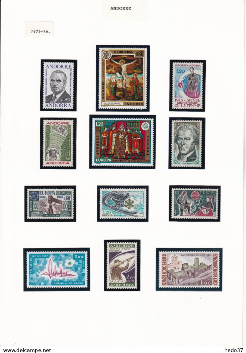 Andorre - Collection Vendue Page Par Page - Neufs ** Sans Charnière - TB - Unused Stamps