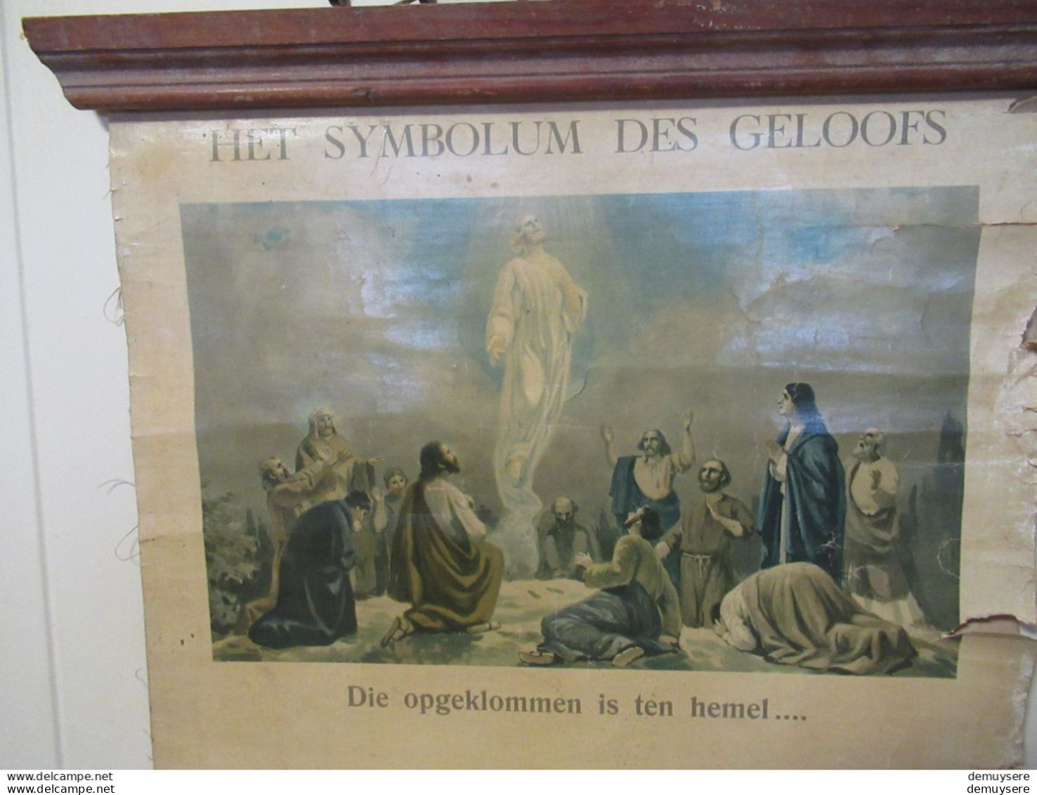 0404 Lade  905- HET SYMBOLUM DES GELOOFS DIE OPGEKLOMMEN IS TEN HEMEL EN ZIT TER RECHTERHAND GODS ZIJNE VADERS ALMACHTIG - Religion & Esotericism