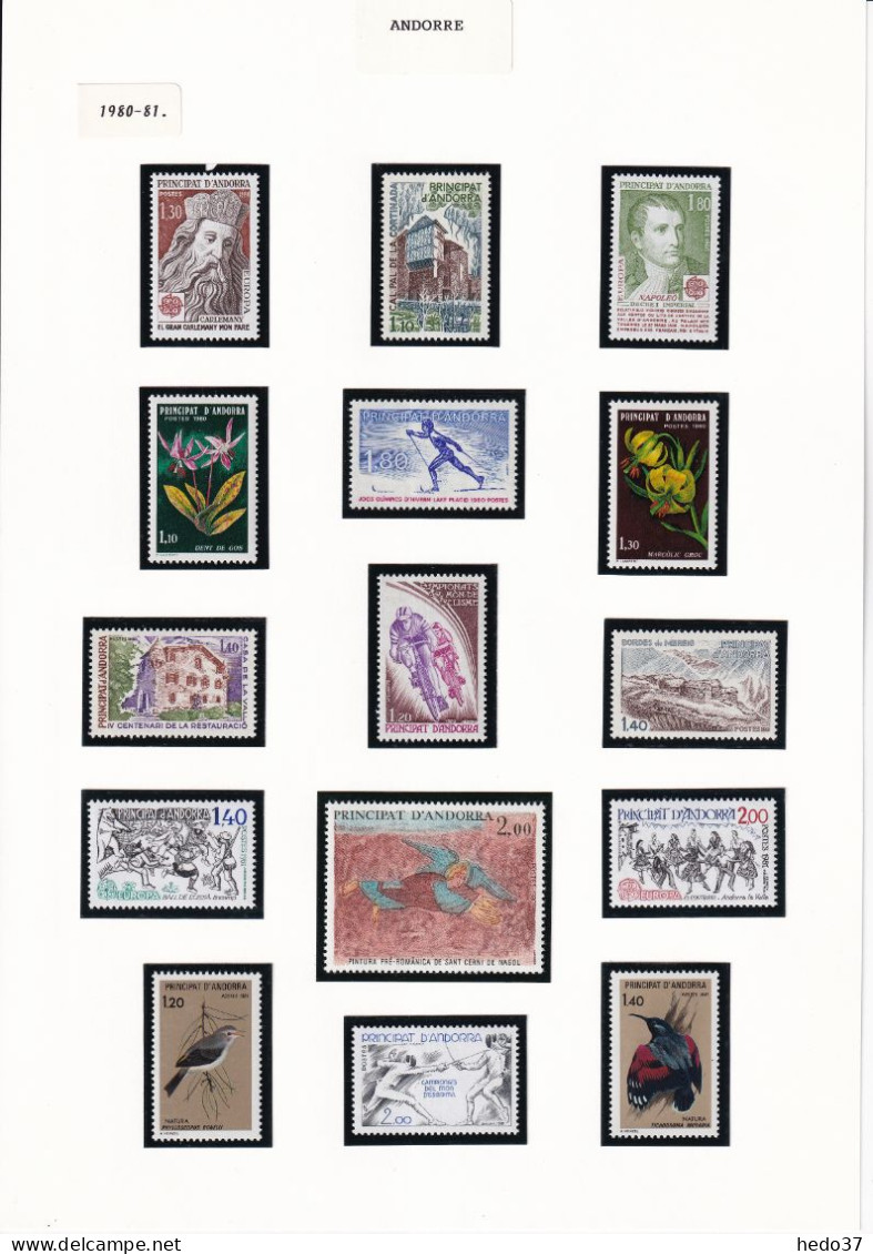 Andorre - Collection Vendue Page Par Page - Neufs ** Sans Charnière - TB - Unused Stamps