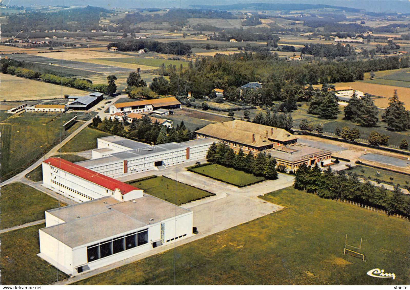 P-24-MOR-533 : SAINTE-LIVRADE-SUR-LOT. LYCEE AGRICOLE. VUE AERIENNE - Other & Unclassified