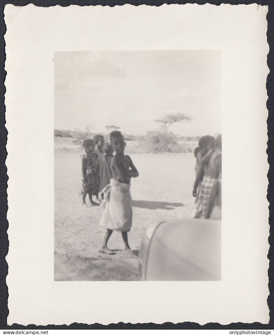 Somalia 1957 - Mogadiscio - Fanciulli Tipici Del Luogo - Foto D'epoca - Orte