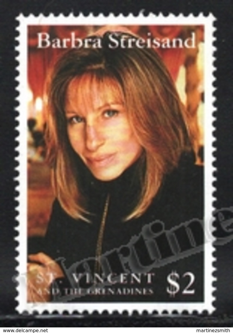 St Vincent 1993 Yvert 1983, Famous People. Singer, Barbra Streisand - MNH - St.Vincent (1979-...)