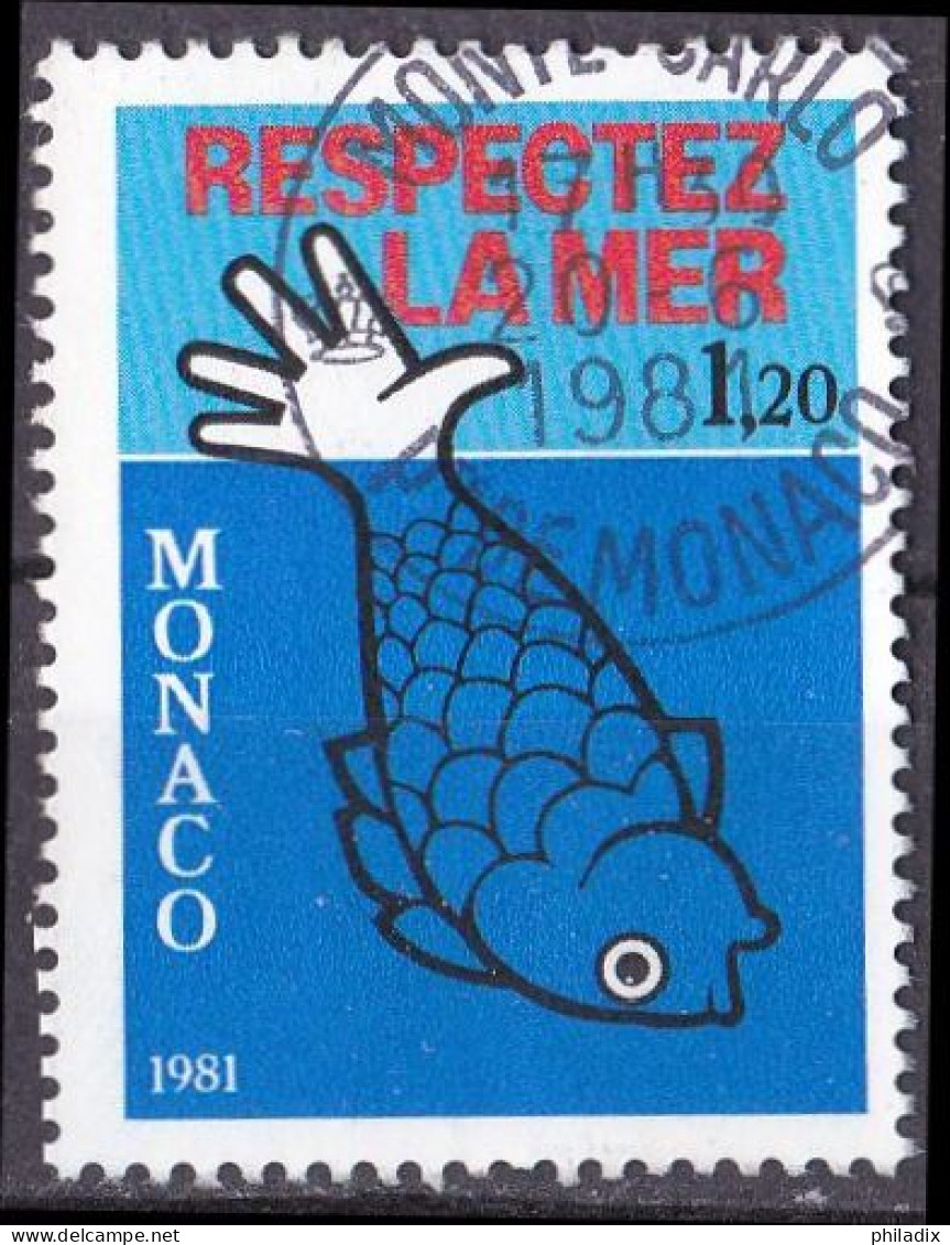 # Monaco Marke Von 1981 O/used (A5-7) - Gebruikt