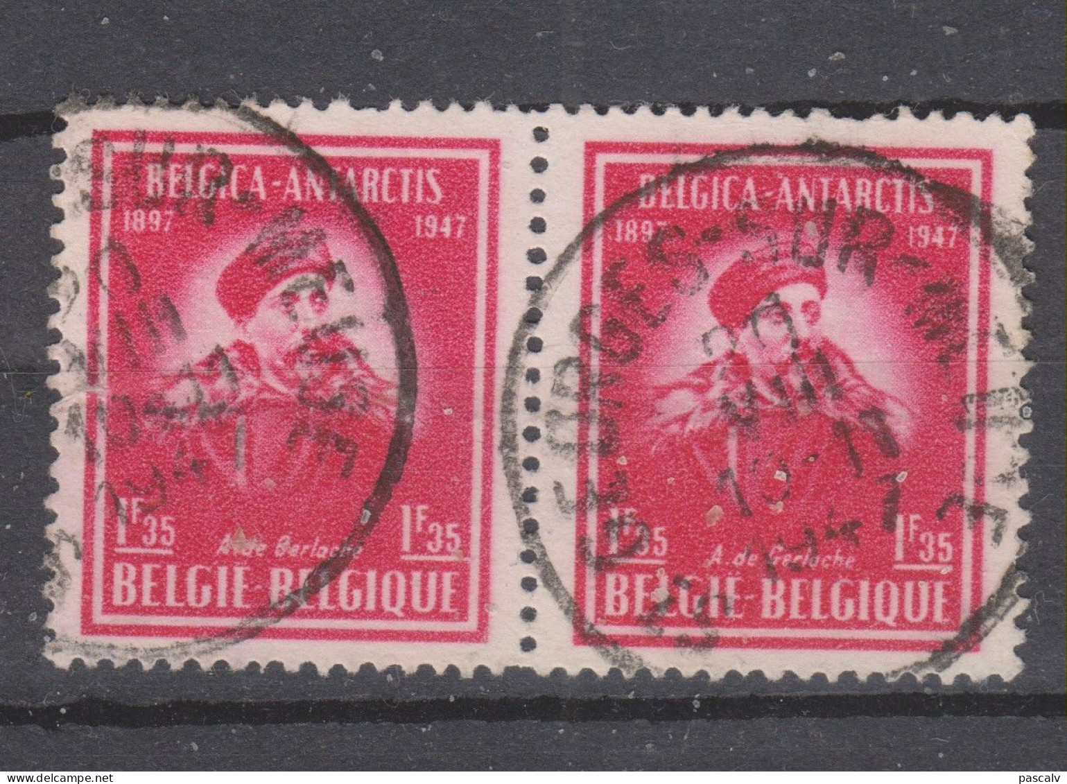 COB 749 En Paire Oblitération Centrale ST-GEORGES-SUR-MEUSE - Used Stamps