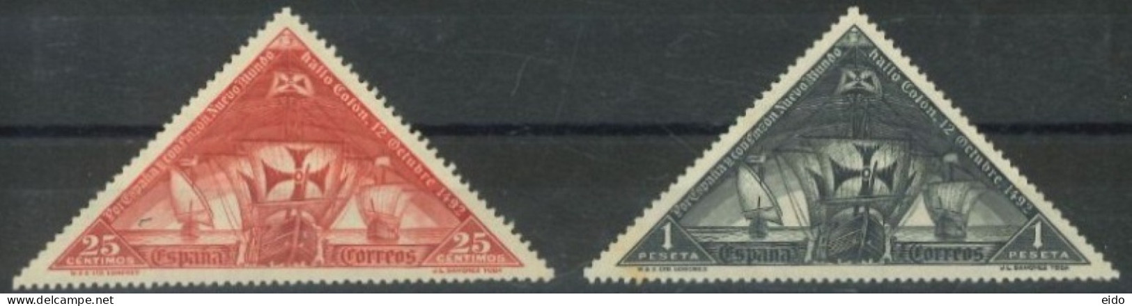 SPAIN,  1930, SANTA MARIA STAMPS SET OF 2, # 426, & 430, UMM (**). - Unused Stamps