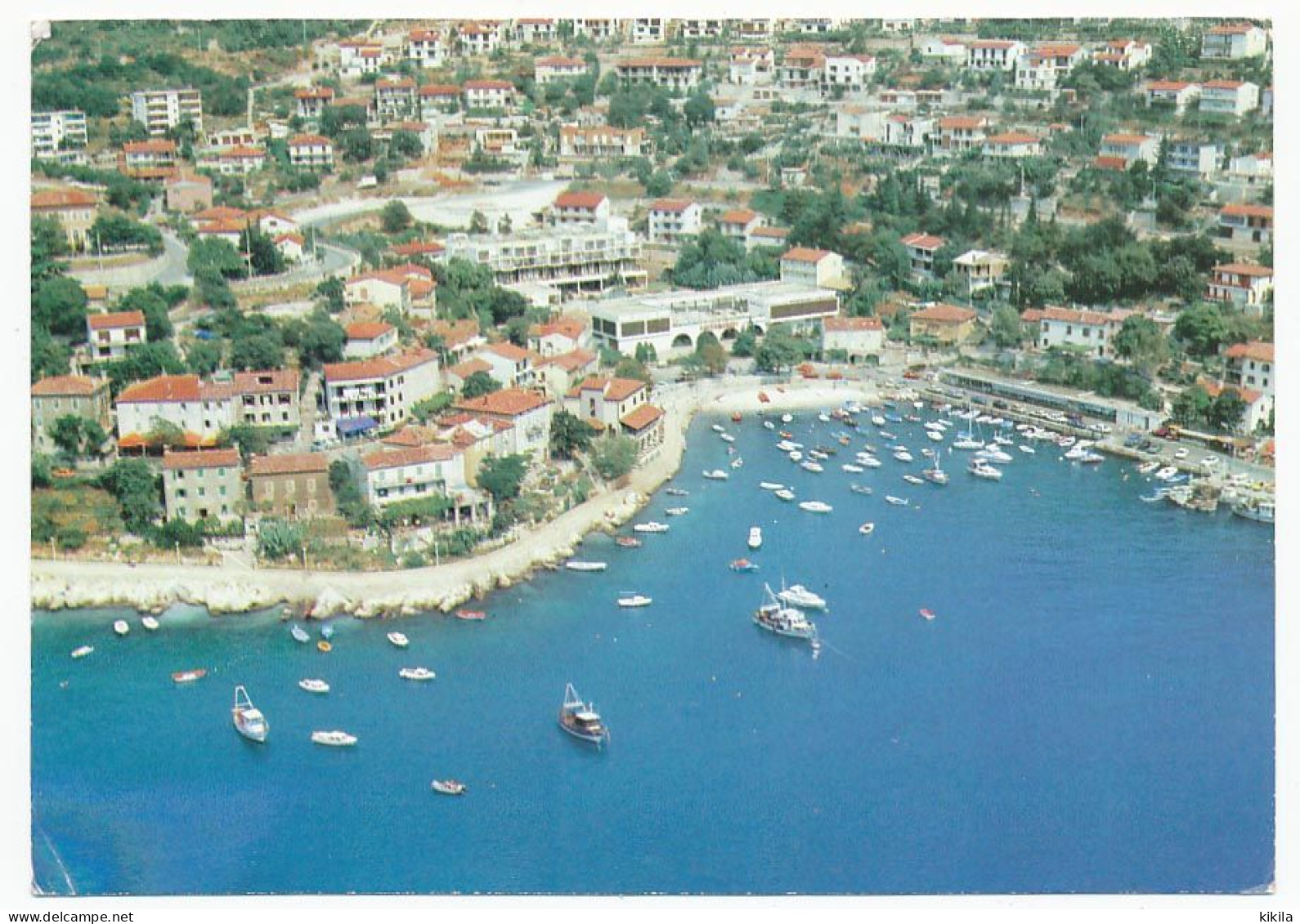 CPSM / CPM10.5 X 15  Croatie (9)  RABAC  Vue Aérienne Le Port Et La Ville - Croatia