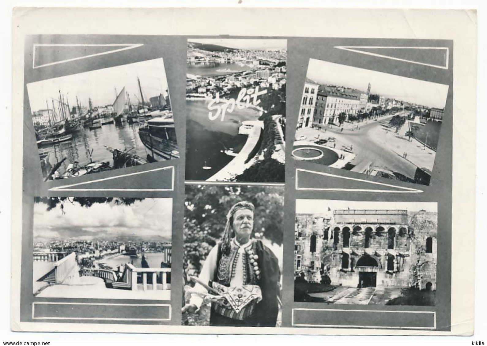 CPSM 10.5 X 15  Croatie (3) SPLIT Comitat De Split-Dalmatie - Croatia