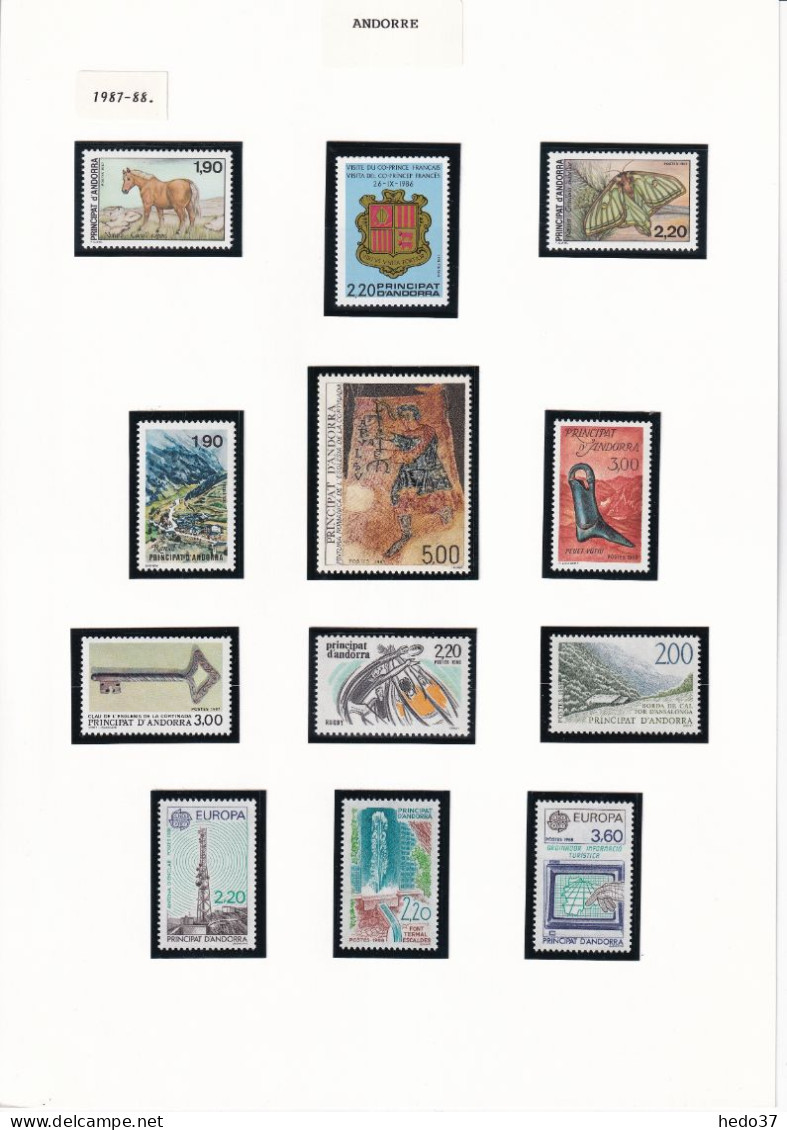 Andorre - Collection Vendue Page Par Page - Neufs ** Sans Charnière - TB - Unused Stamps