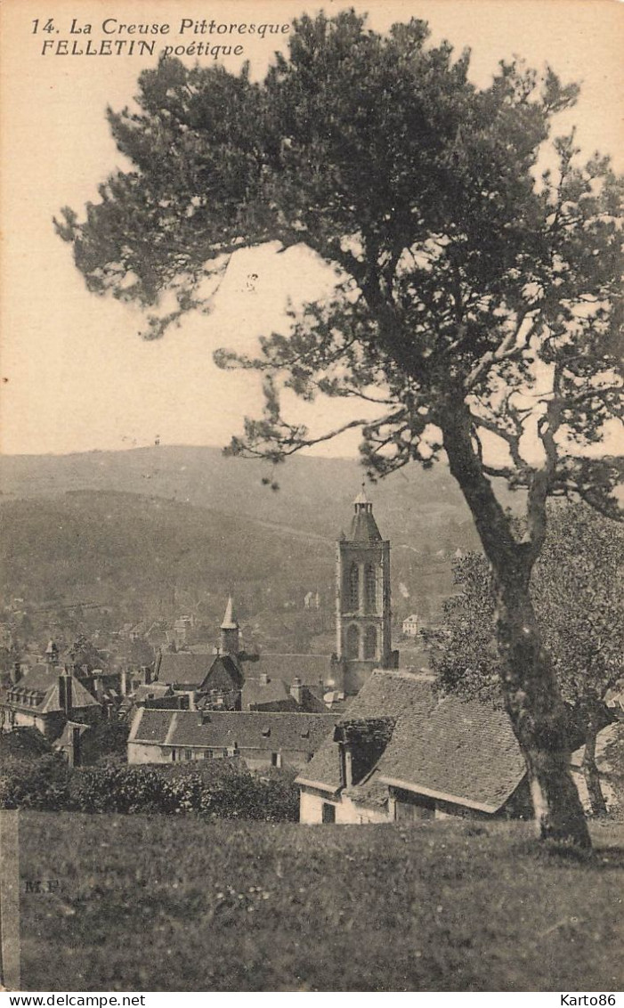 Felletin * Vue Sur Le Village * Arbre Tree - Felletin