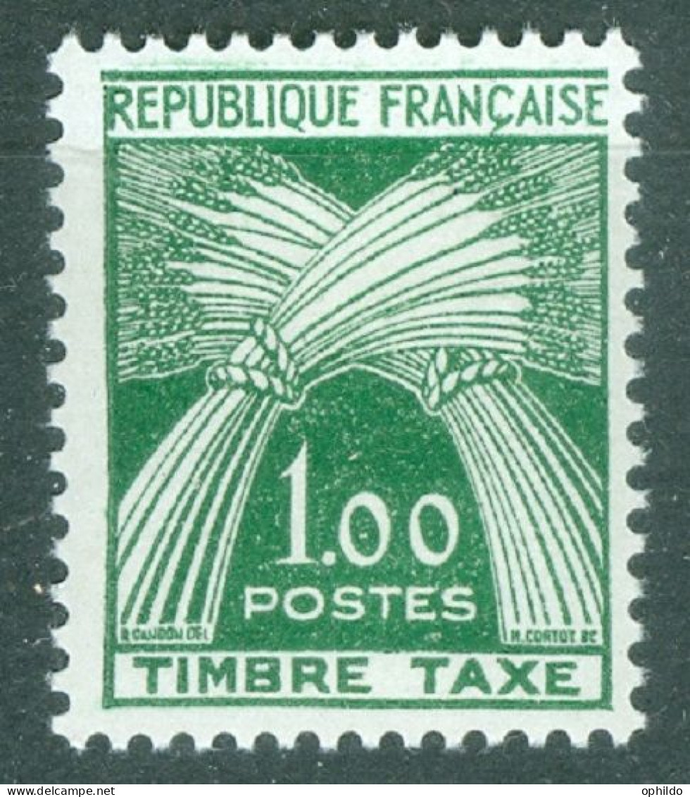 France  Taxe Yvert  94  * *  TB  - 1960-.... Neufs