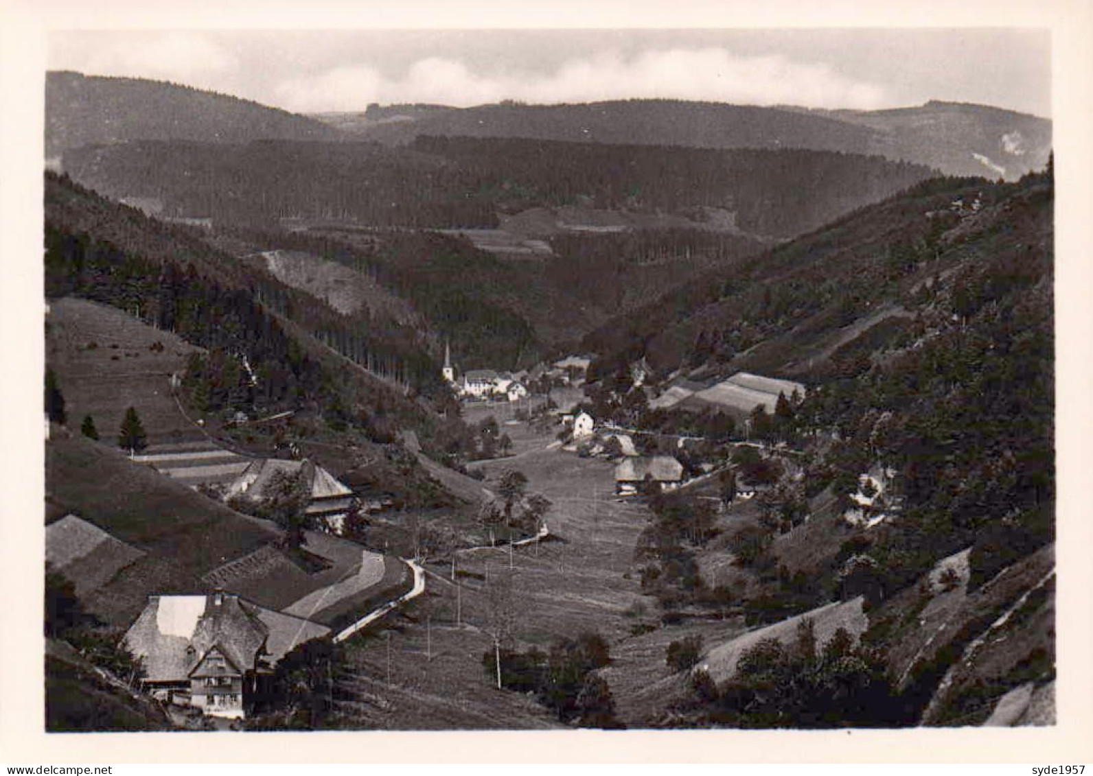 12 Echte photographien von TRIBERG (reizende Aandenken) - photo ayant servi à des cartes postales -Verslag J. Schäfer,