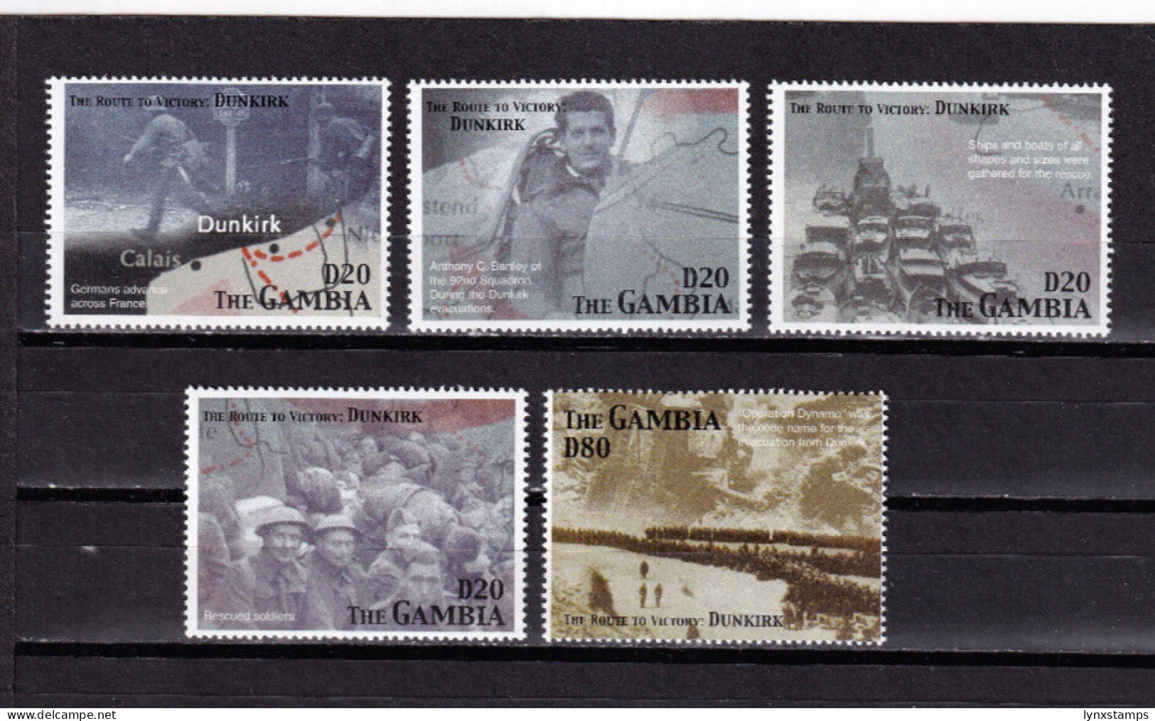 LI06 Gambia 2005 The 60th Anniversary Of The End Of World War II Mint Stamps - Gambie (1965-...)