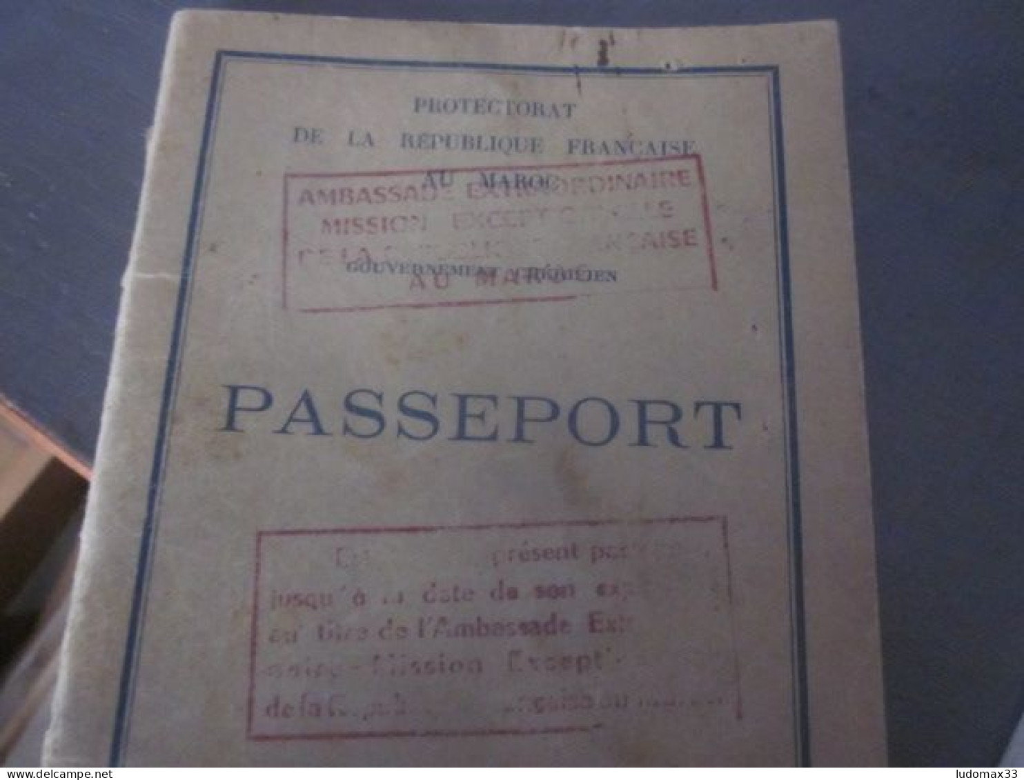 Passeport Protectorat Maroc,portugal,espagne ,maroc - Historische Documenten