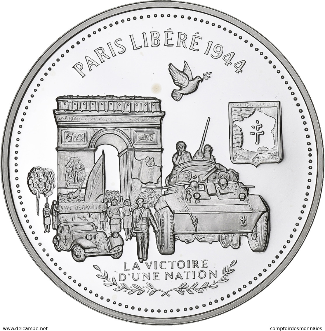 France, Médaille, Seconde Guerre Mondiale, Paris Libéré, 25 Août 1944 - Sonstige & Ohne Zuordnung