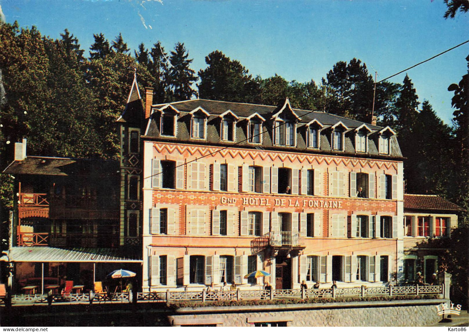 évaux Les Bains * La Maison De Vacances , Mutuelle Générale Des Impôts * Grand Hôtel De La Fontaine - Evaux Les Bains