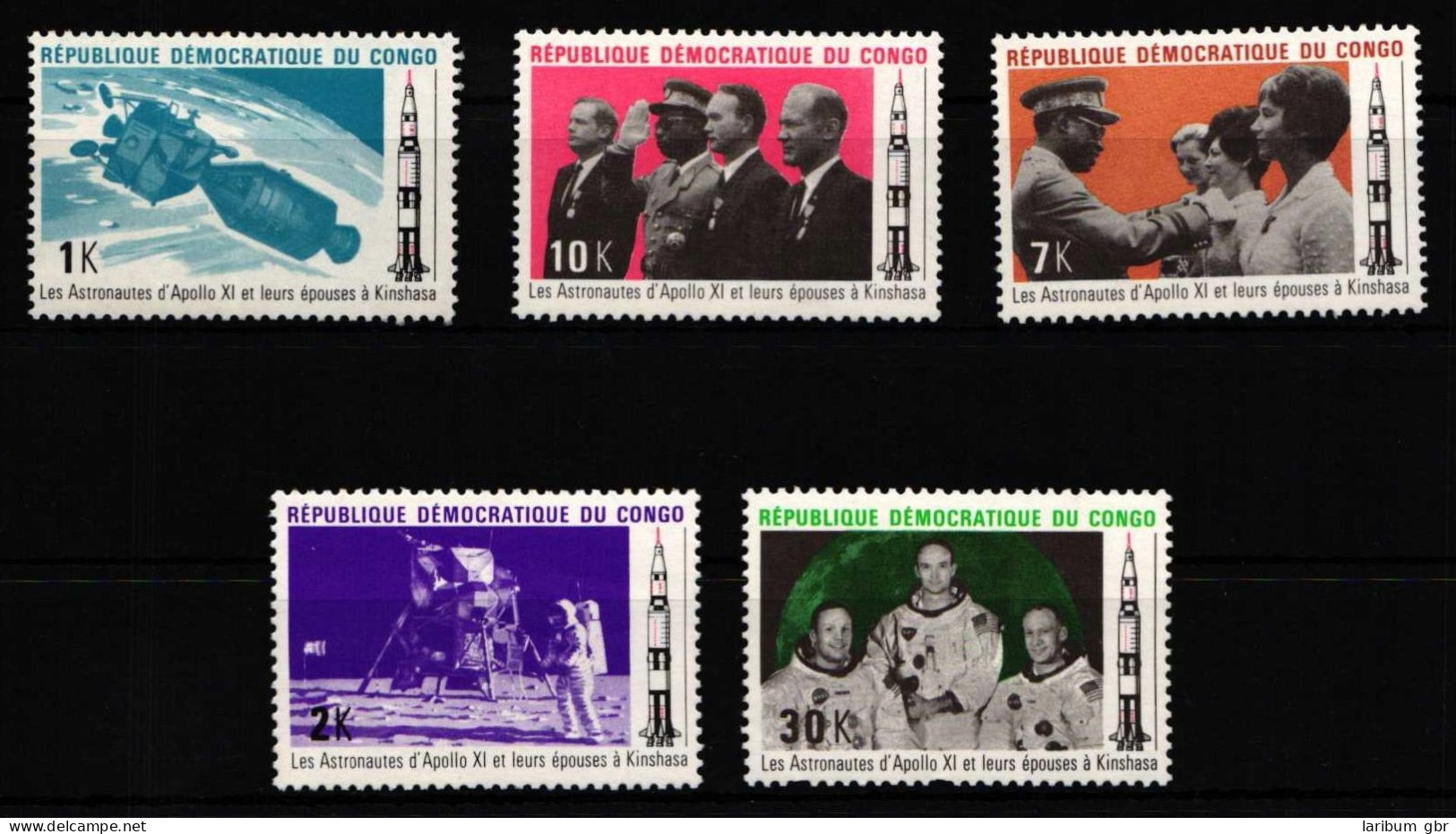 Kongo (Kinshasa) 395-399 Postfrisch Raumfahrt #HP296 - Andere & Zonder Classificatie