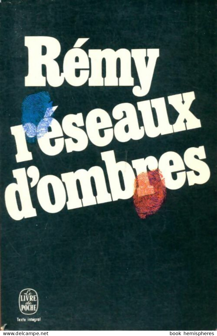 Réseaux D'ombres (1969) De Rémy - Antichi (ante 1960)