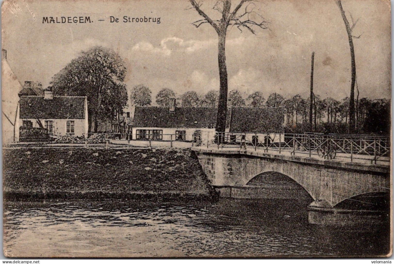 20431 Cpa Belgique - Maldegem - De Stroobrug - Maldegem