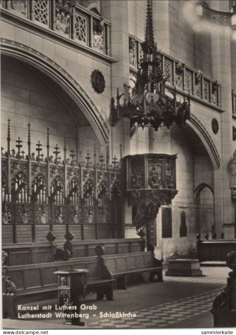 135976 - Wittenberge - Schlosskirche, Kanzel Mit Luther-Grab - Wittenberg