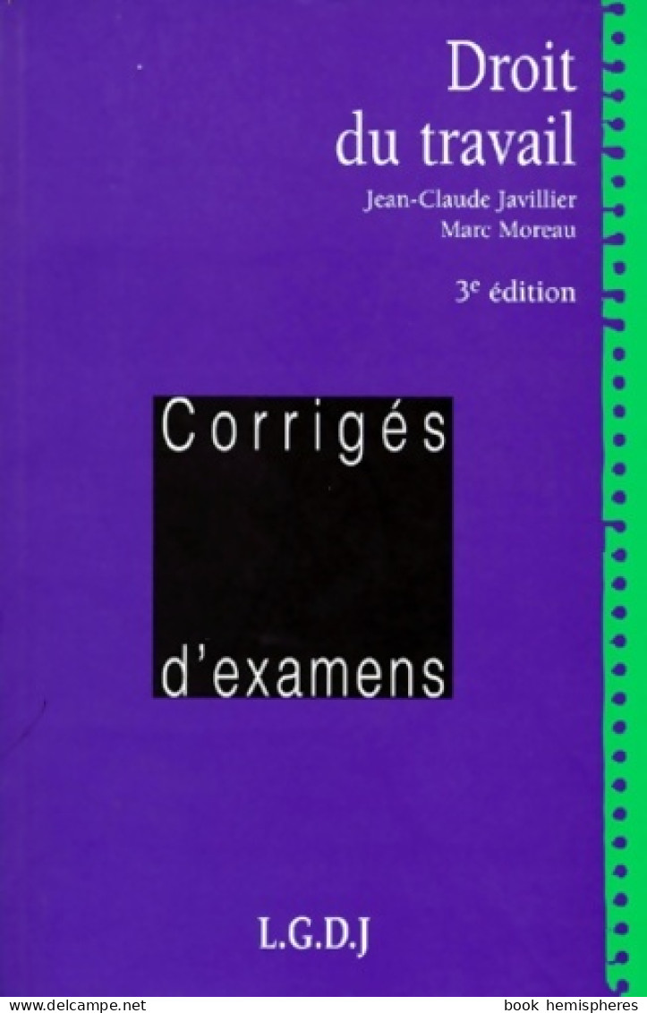 Préparation à L'examen (1996) De Jean-Claude Javillier - Recht