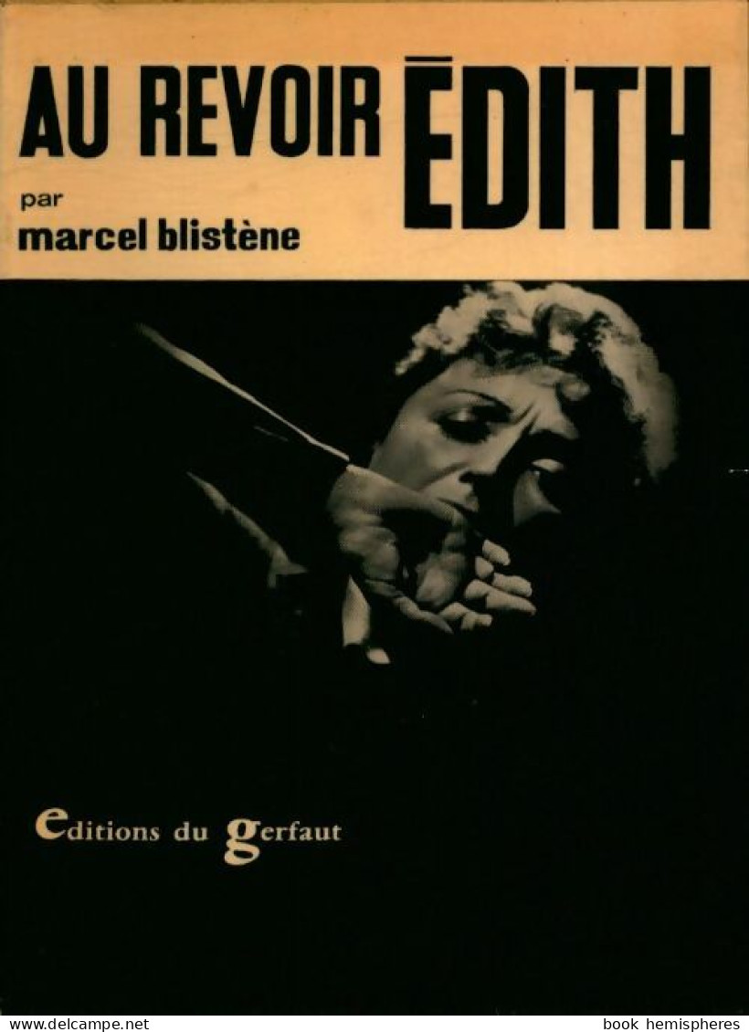 Au Revoir... Edith (1963) De Blistene Marcel - Musique