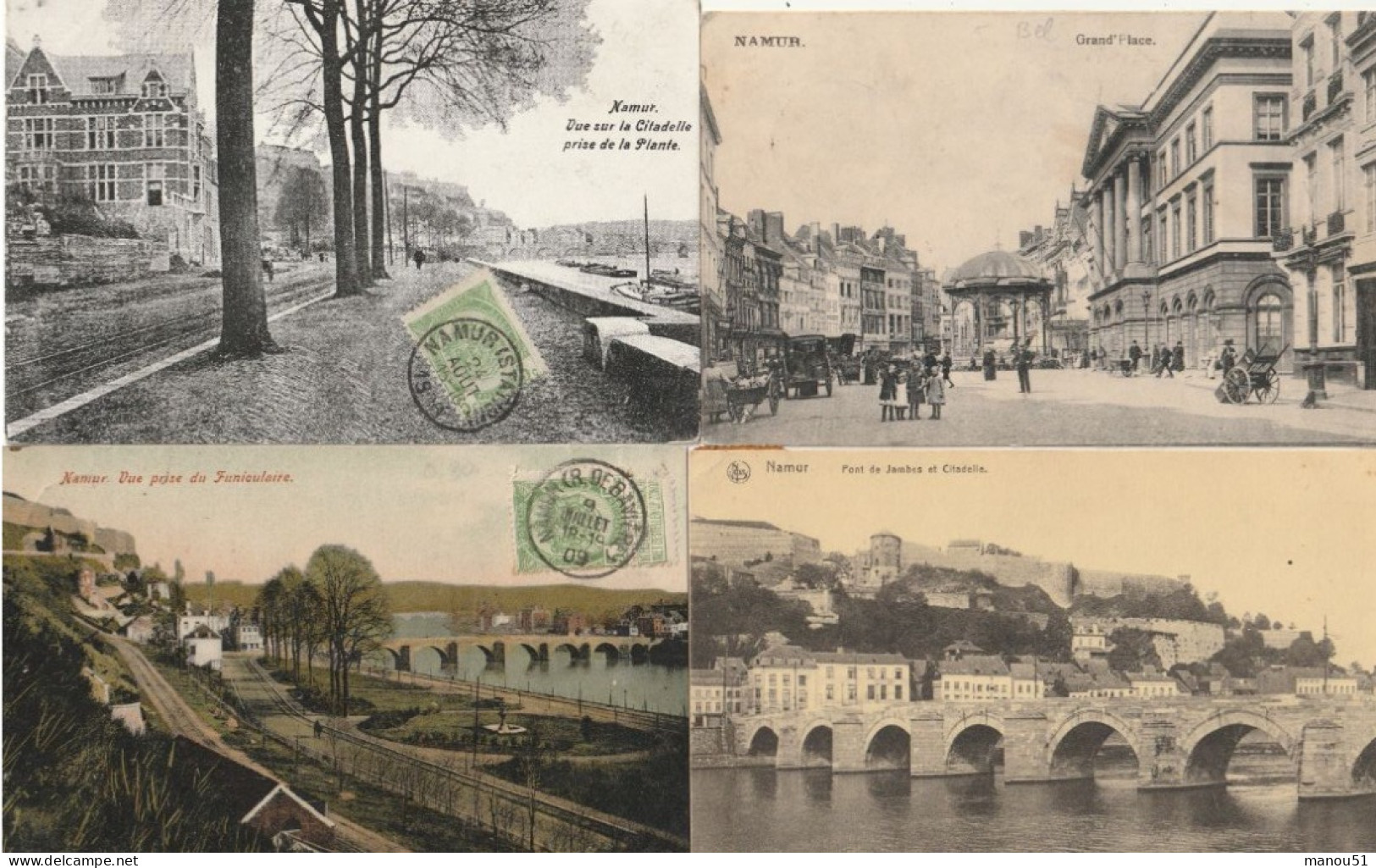 Belgique - NAMUR  - Lot De 10 CPA - Namur