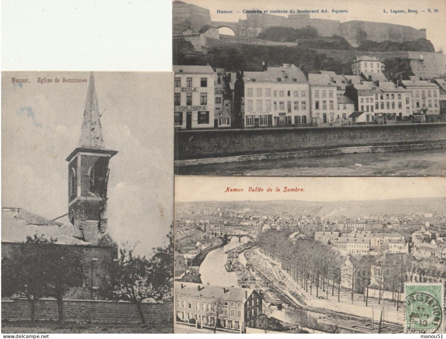 Belgique - NAMUR  - Lot De 10 CPA - Namur