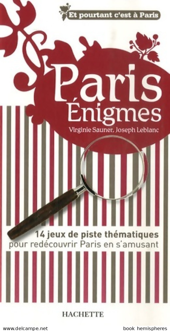 Paris énigmes (2007) De Joseph Leblanc - Jeux De Société