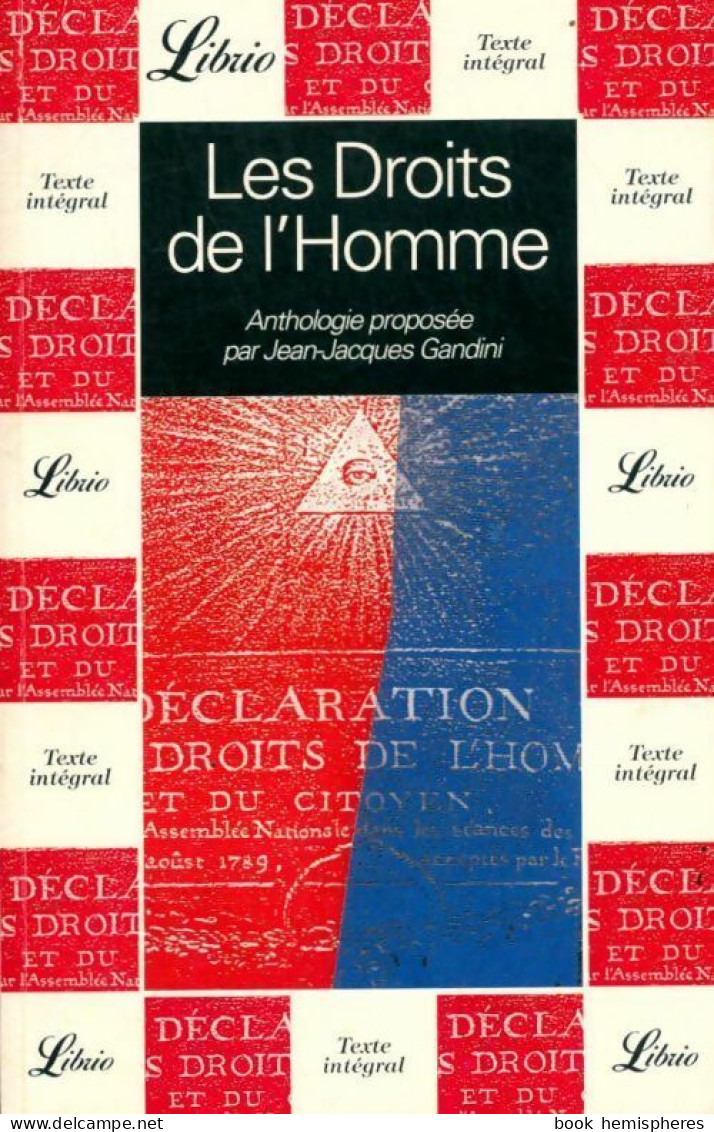 Les Droits De L'homme (2001) De Jean-Jacques Gandini - Droit