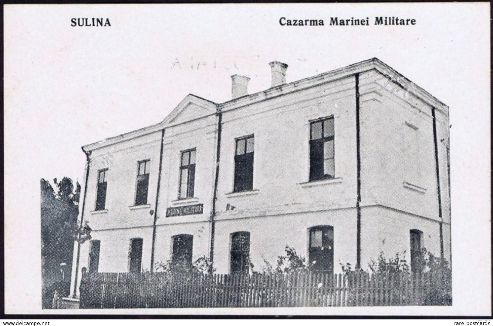 Sulina Cca 1920. - Cazarma Marinei Militare - Roemenië