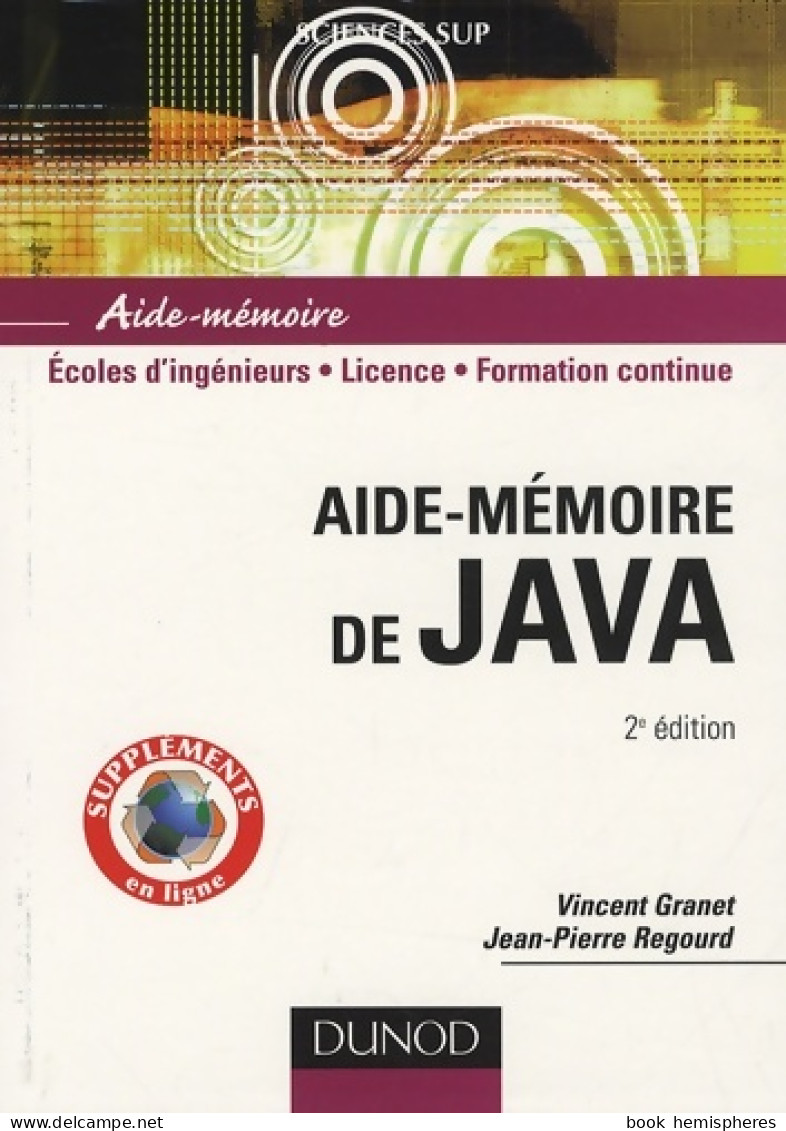 Aide-mémoire De Java (2008) De Vincent Granet - Informatique