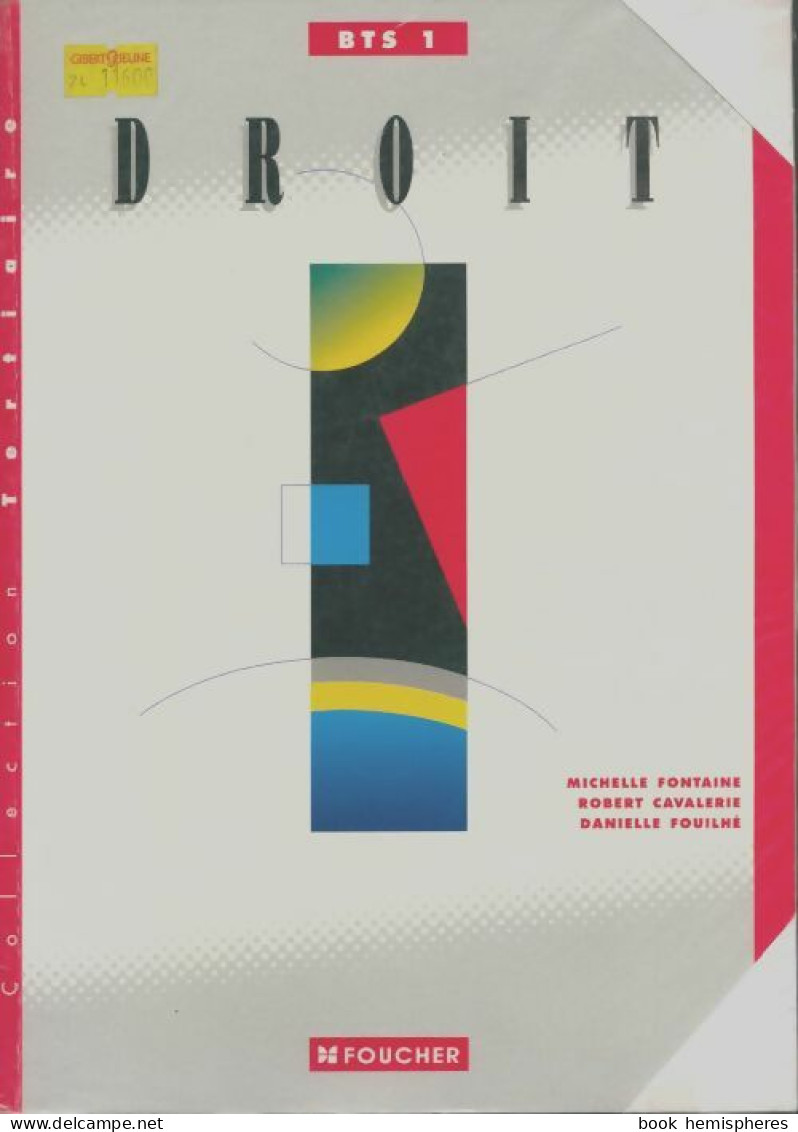 Droit BTS 1 (1994) De Collectif - 18 Años Y Más