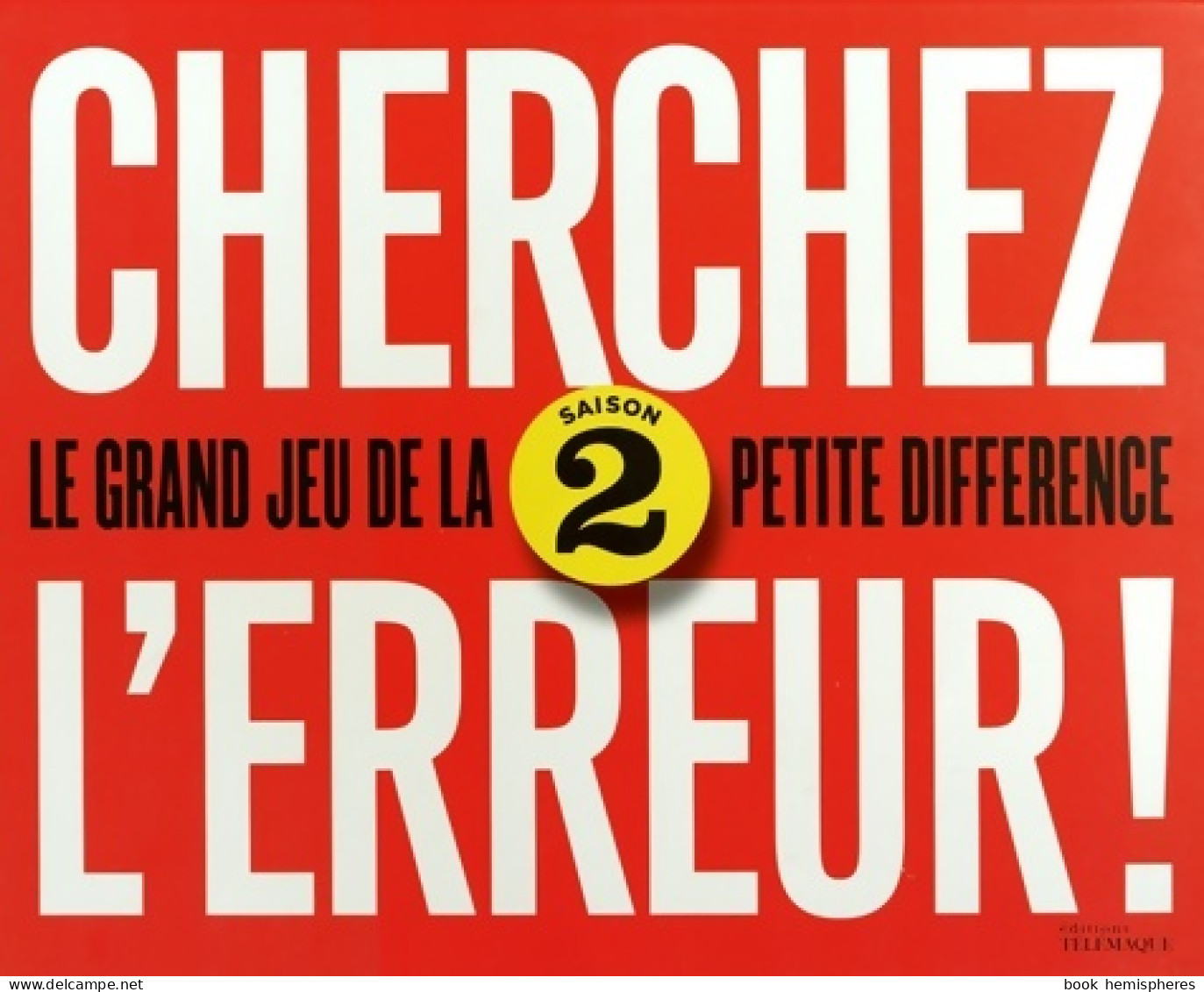 Cherchez L Erreur 2 (2014) De Télémaque - Jeux De Société