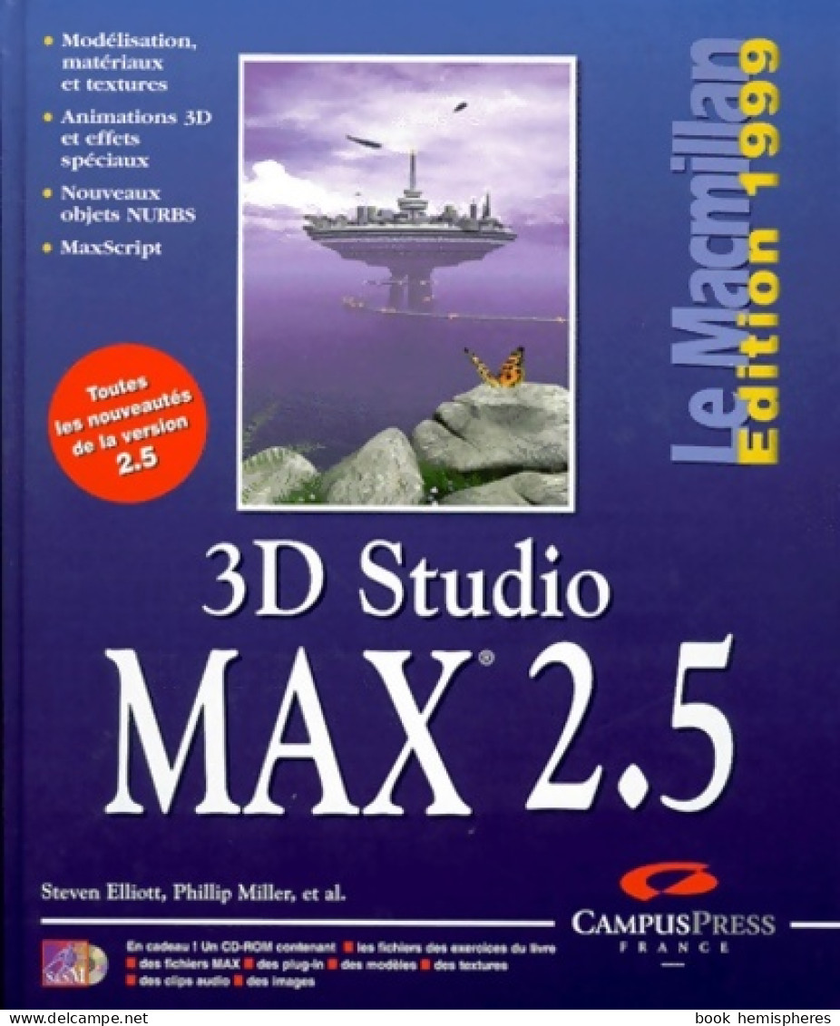 3d Studio Max 2. 5 Edition 1999 (1999) De Elliott Et Miller - Informatik