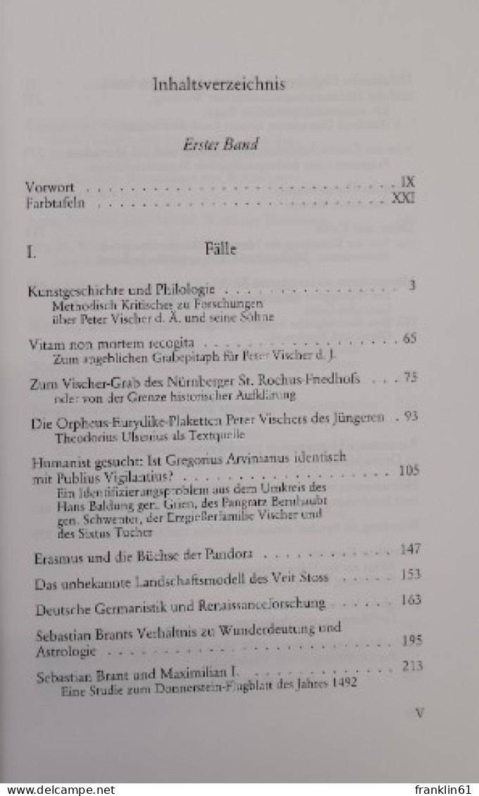 Dazwischen.  Kulturwissenschaft Auf Warburgs Spuren. Band I. Und Band II. - Andere & Zonder Classificatie