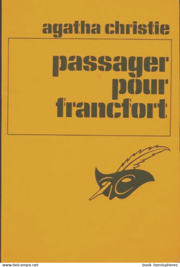 Passager Pour Francfort (1983) De Agatha Christie - Otros & Sin Clasificación