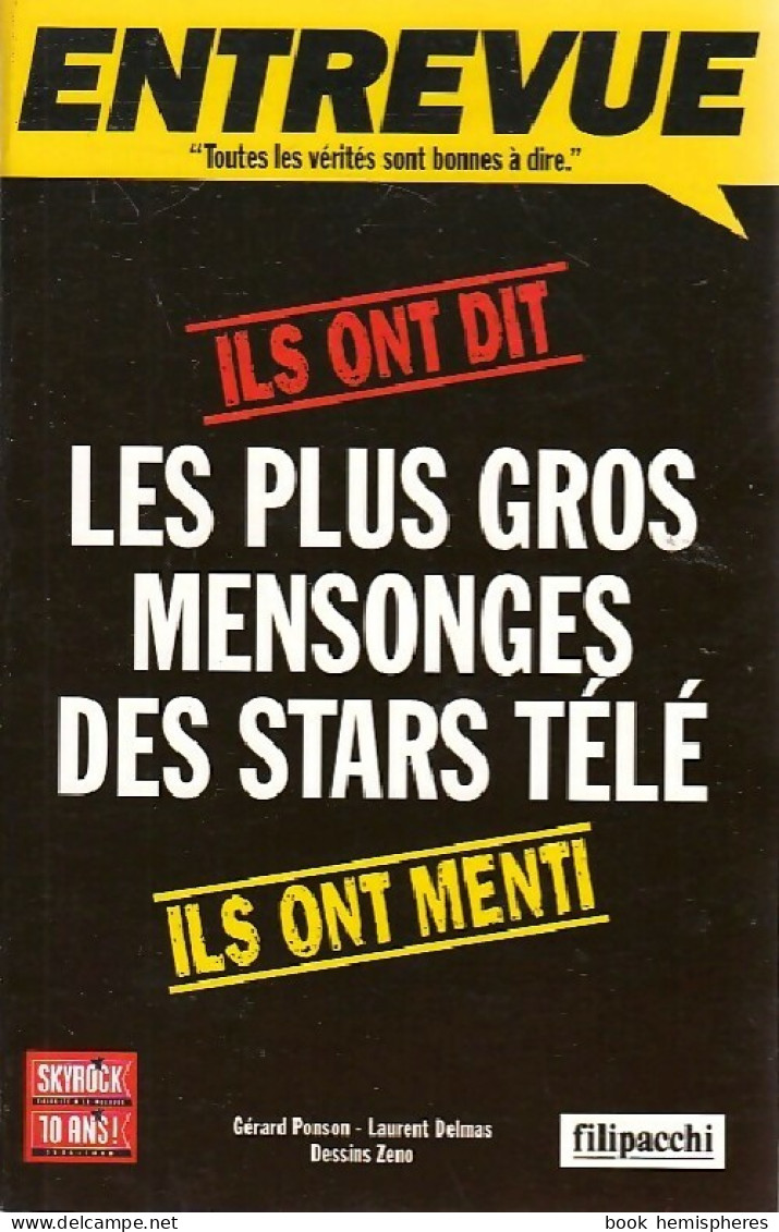 Les Plus Gros Mensonges Des Stars Télé (1996) De Gérard Ponson - Cinema/Televisione