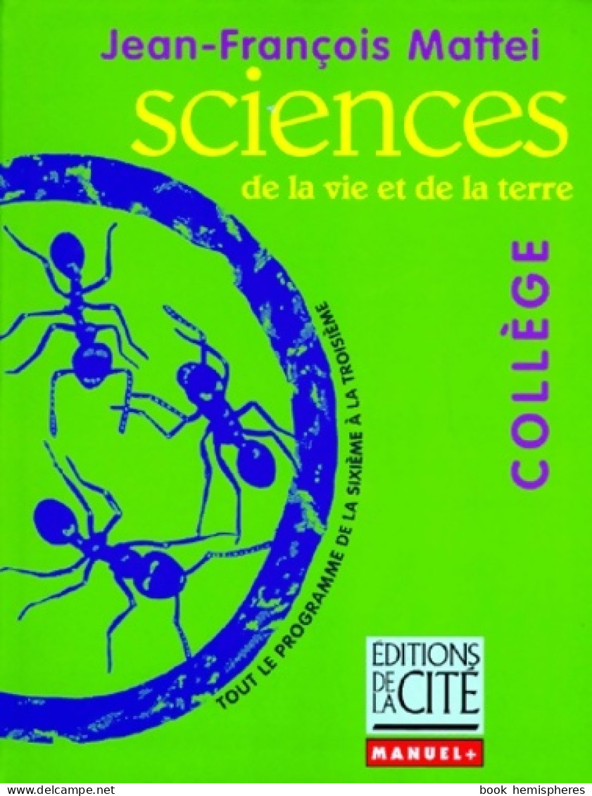 Sciences Collège (1998) De Jean-François Mattéi - 12-18 Anni